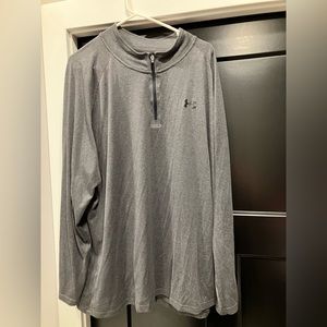 Under armor quarter zips red and grey 3xl